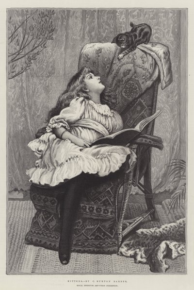 子猫、王立研究所芸術組合展 作： Charles Burton